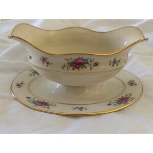Lenox Rose Gravy Boat with Underplate